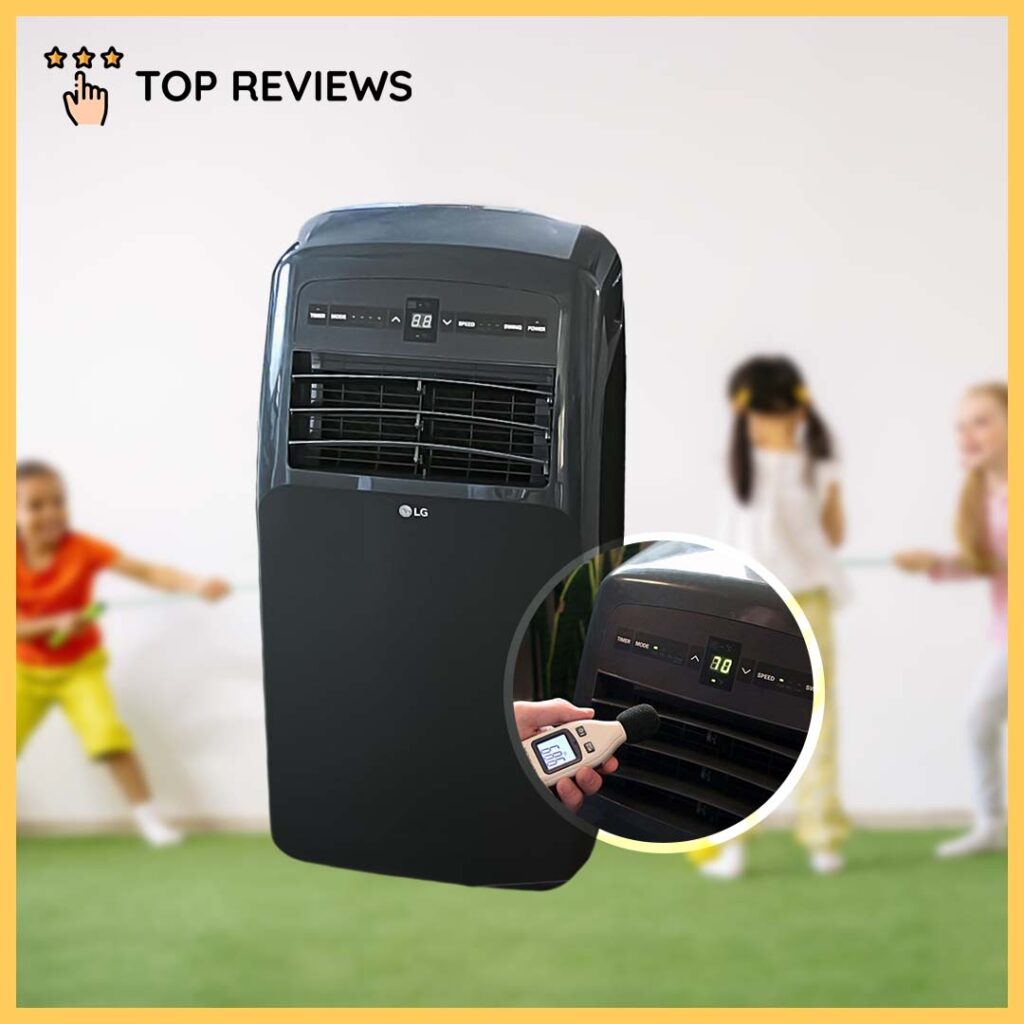 LG Portable Air Conditioner with LCD Remote Control (LP1215GXR)