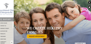 Auckland City Chiropractic's homepage