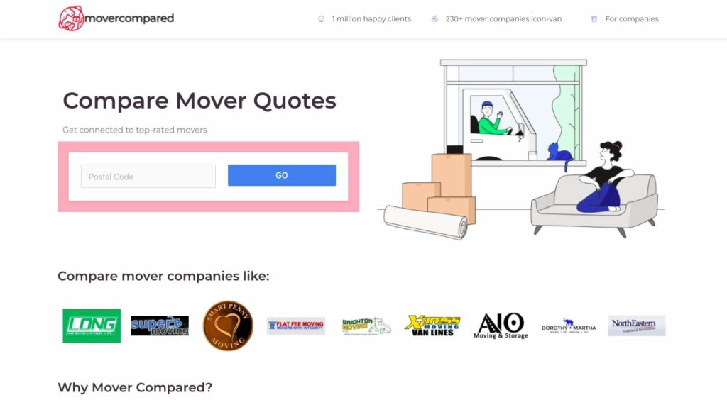 Mover Compared's Homepage
