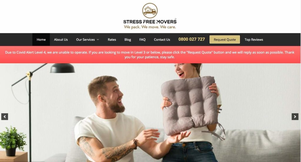 Stress Free Movers' Homepage