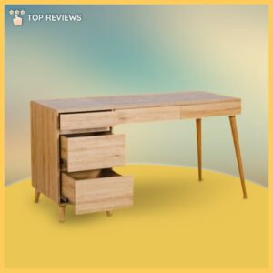 Reno Desk with 3 Drawer Cabinet