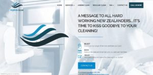 Premium Clean's homepage