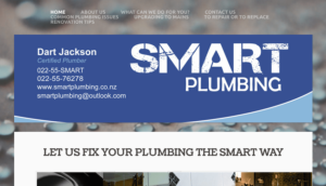 Smart Plumbing's homepage