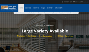 Cedar Blinds' Homepage