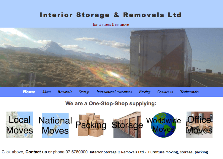 Interior Storage and Removals' Homepage