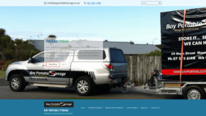Bay Portable Storage's homepage