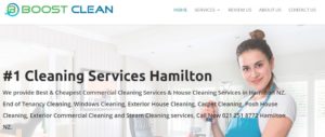 Boost Clean Hamilton's homepage