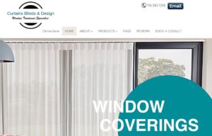 Curtains Blinds and Design Ltd's homepage
