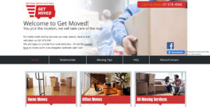 Get Moved's homepage