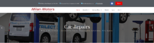 Milan Motors' homepage