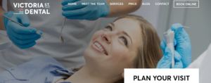 Victoria St. Dental's homepage