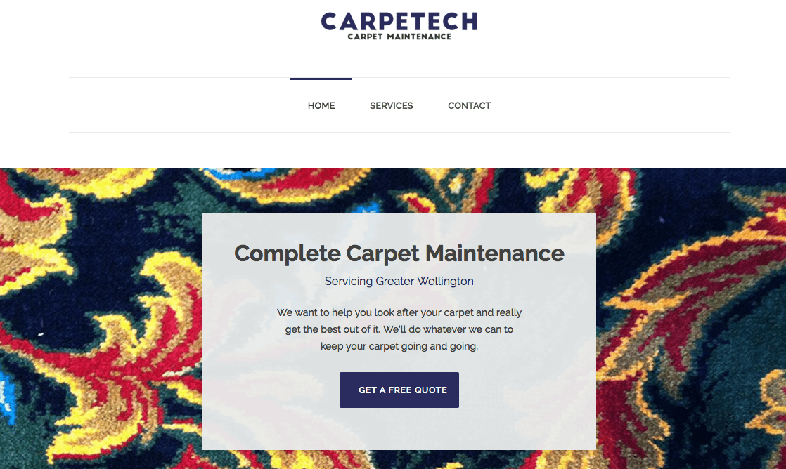 Carpetech Carpet Maintenance's Homepage