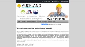 Auckland Flat Roof & Waterproofing Services' Homepage