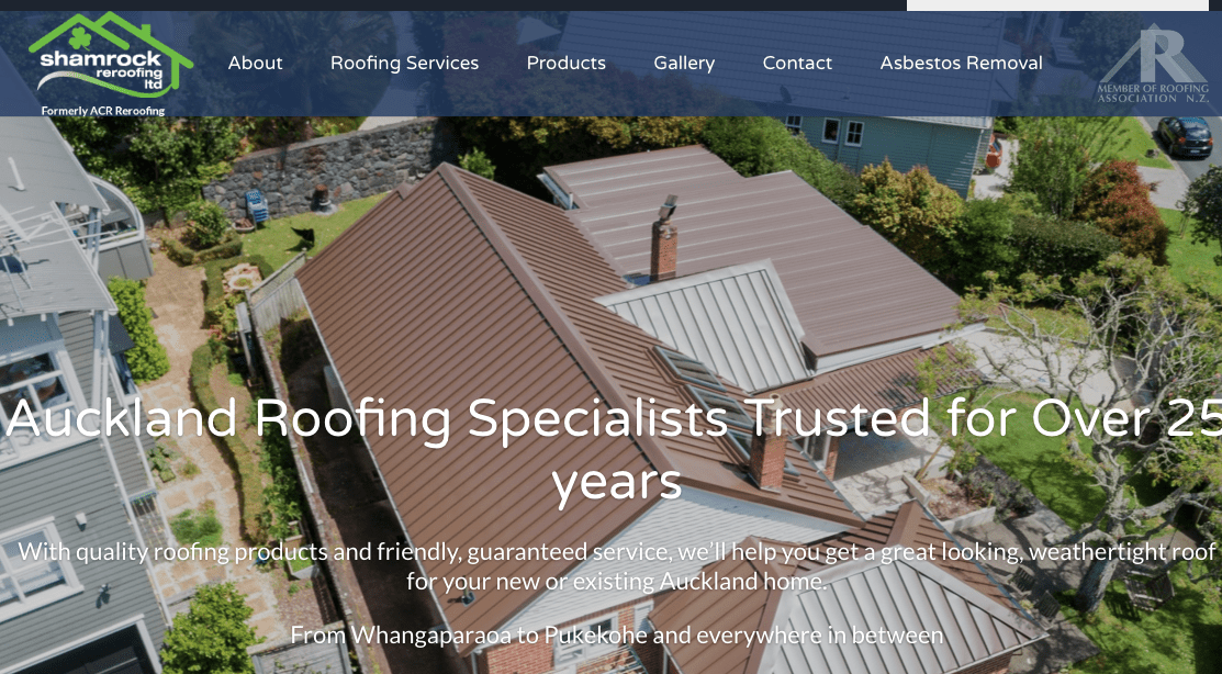 Shamrock Reroofing Ltd's Homepage