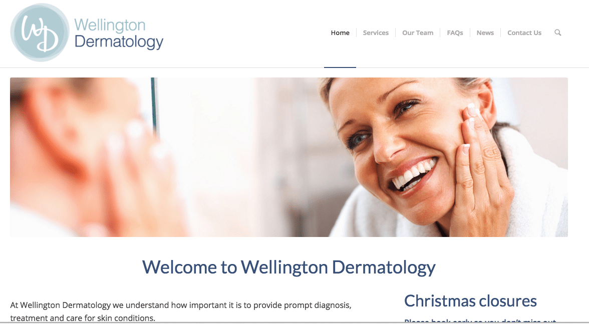 Wellington Dermatology's Homepage