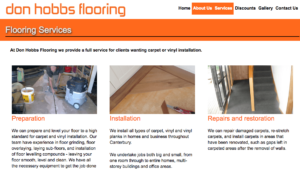 Don Hobbs Flooring's Homepage