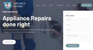 Dewar Appliance Repairs' Homepage