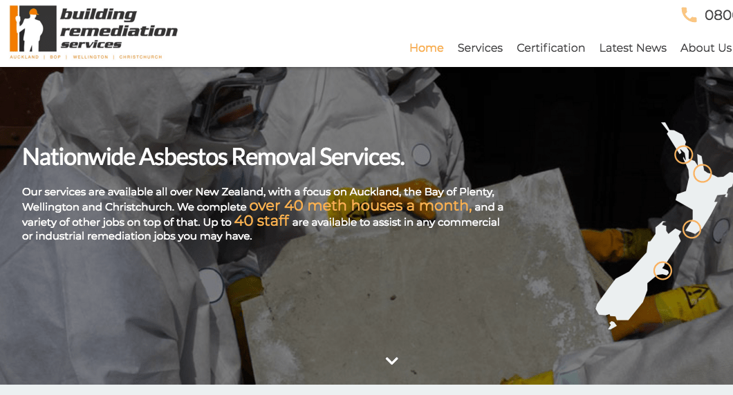 Building Remediation Services' Homepage