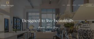 D for Design's homepage