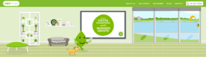 Mint Design's homepage