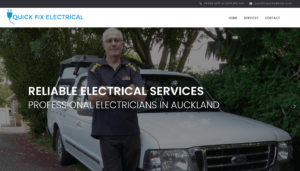 Quick Fix Electrical's homepage