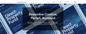 Streamline Creative's homepage