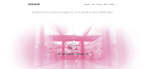 rebrand's homepage