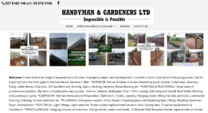 Handyman and Gardeners Ltd.'s Homepage
