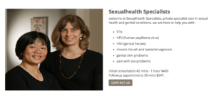 Sexualhealth Specialists' Homepage