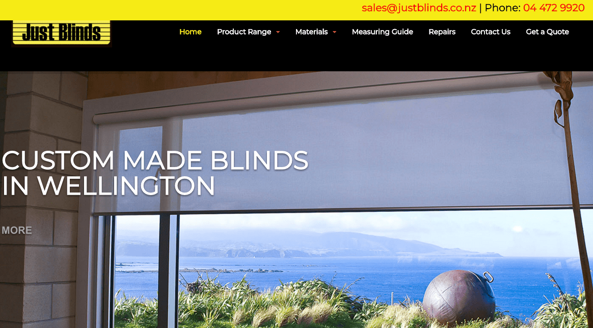 Just Blinds' Homepage