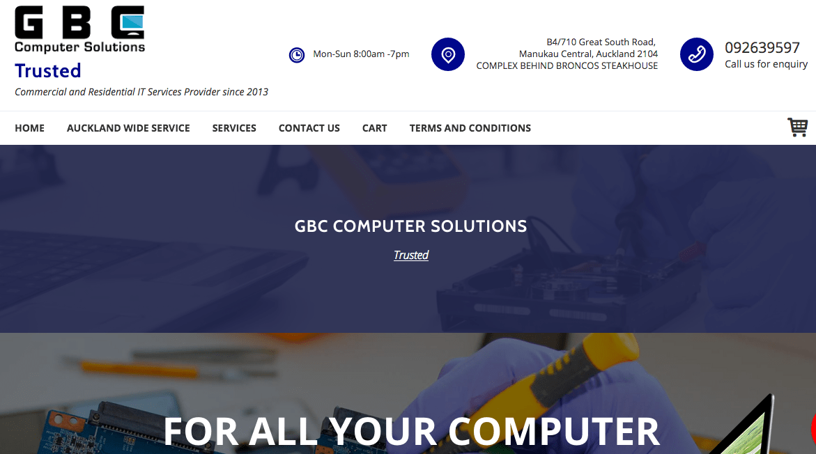 GBC Computer Solutions' Homepage