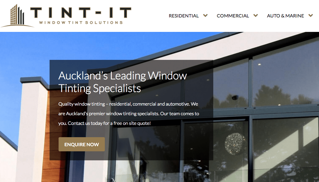 Tint-It's Homepage