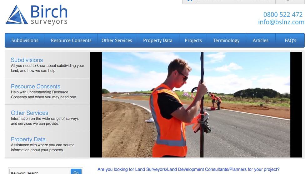 Birch Surveyors Ltd.'s Homepage