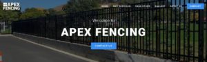APEX FENCING's homepage