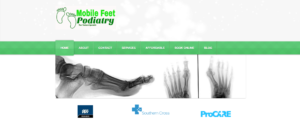 Mobile Feet Podiatry's homepage