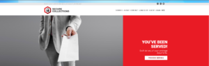 Secure Collections' homepage