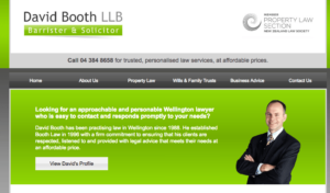 David Booth LLB's Homepage