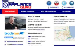 Appliance Guru Ltd's Homepage