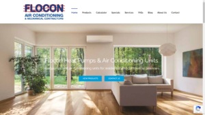 Flocon Air Conditioning and Mechanical Contractors' homepage
