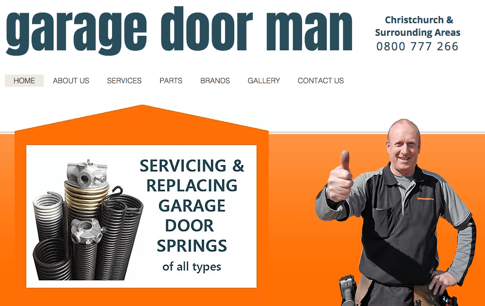 Garage Door Man's Homepage