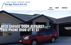 Garage Doors Are Us' Homepage