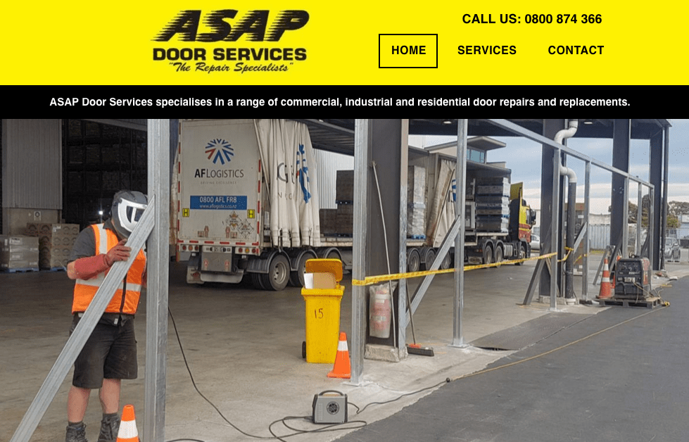 ASAP Door Services Ltd's Homepage