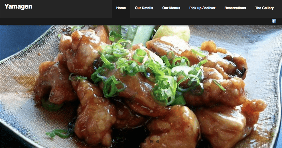 Yamagen Japanese Restaurant's Homepage