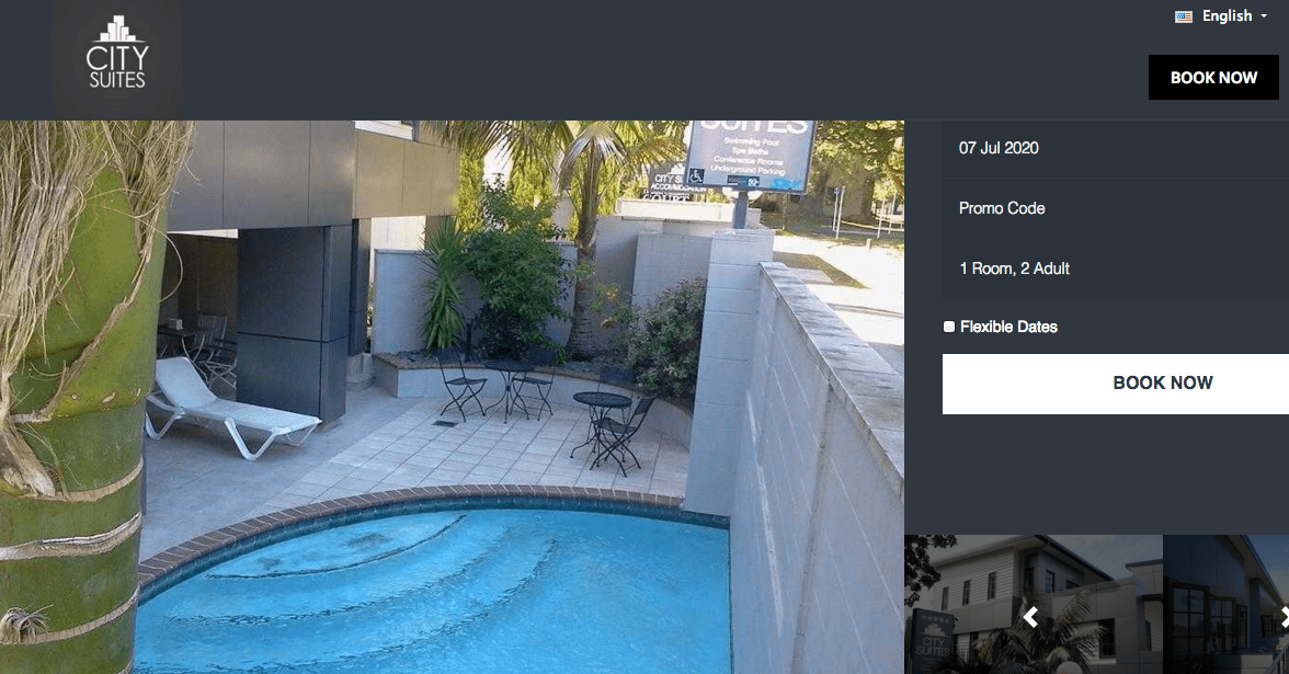 City Suites' Homepage