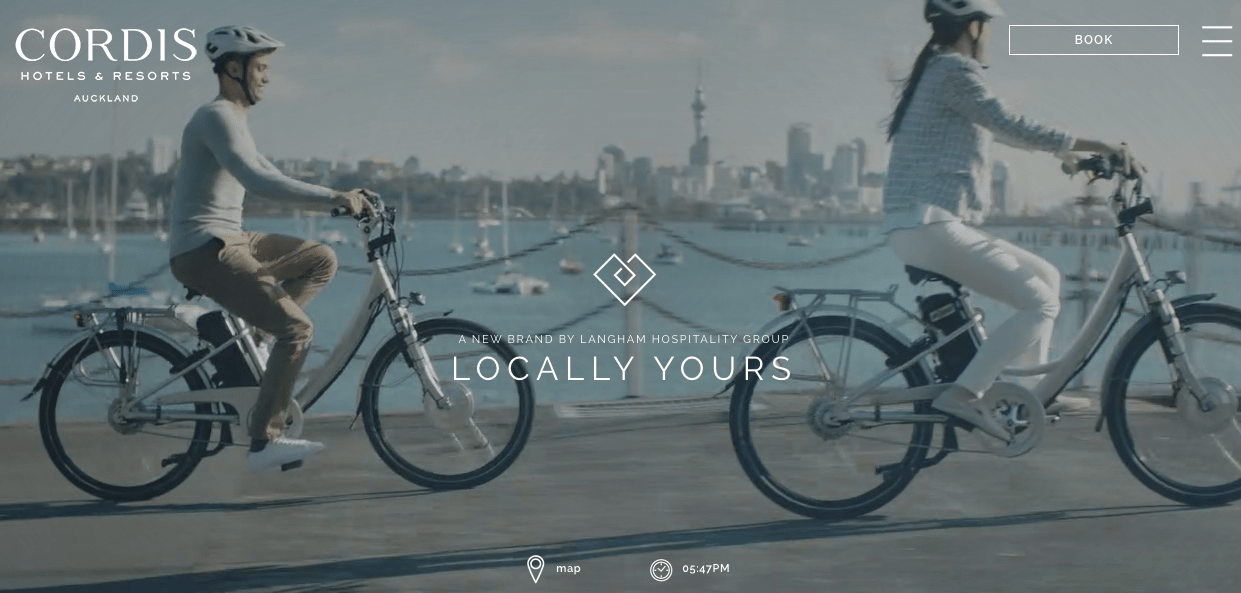 Cordis Hotels & Resorts' Homepage