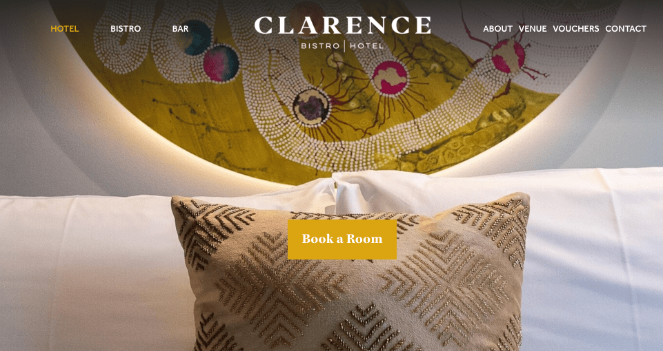 Clarence Hotel's Homepage