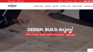 Sentinel Homes' Homepage