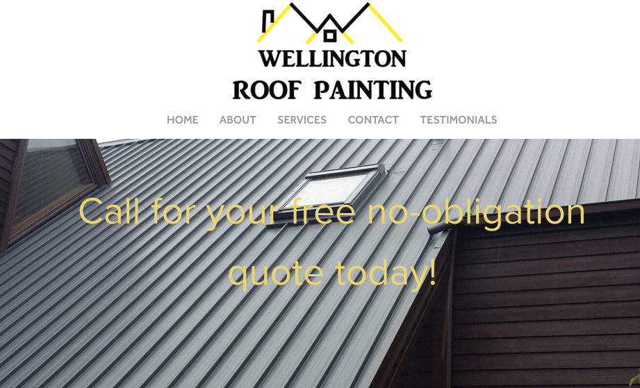 Wellington Roof Painting's Homepage