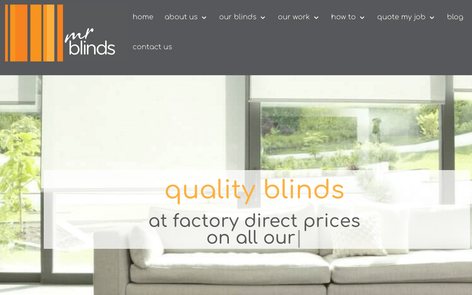 Mr Blinds' Homepage