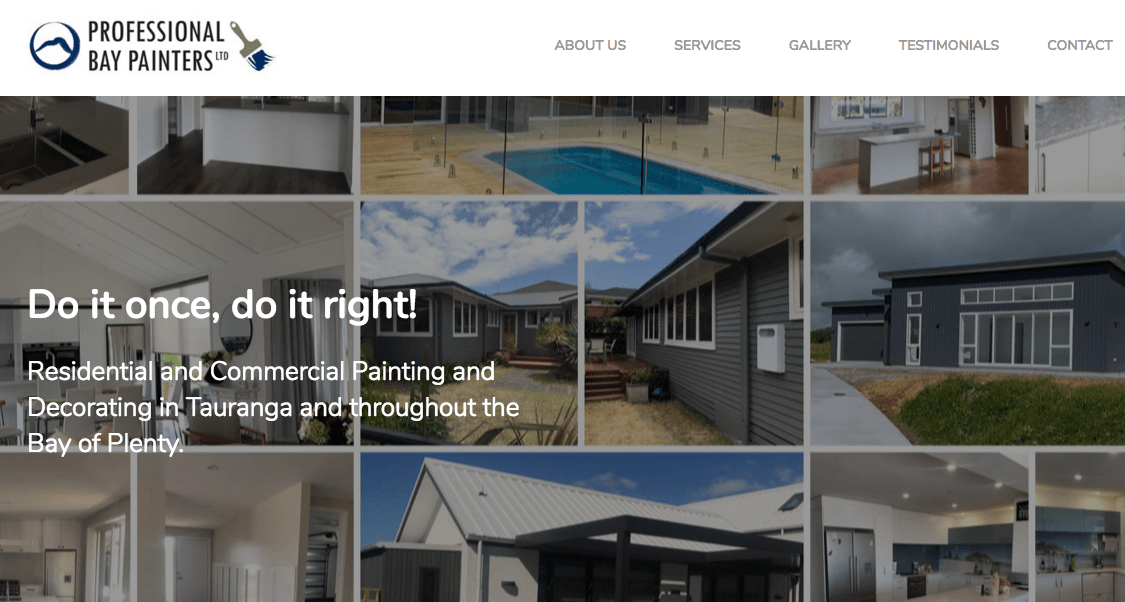 Professional Bay Painters Ltd's Homepage